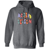 Cozy Season, Fall, Autumn, Groovy Fall Season Pullover Hoodie