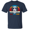 Funny Dog Gift, Retro Sunrise, Retro Tone, Dog Dad Lover Gift Unisex T-Shirt