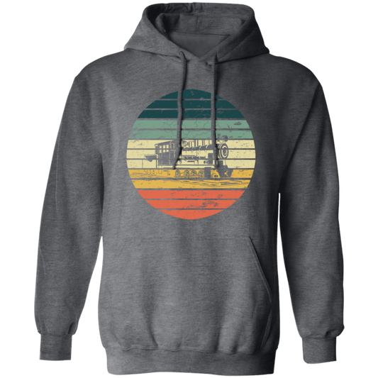 Railway Locomotive Steam, Train Model Railroad, Gift Birthday Retro, Best Hobbies Pullover Hoodie