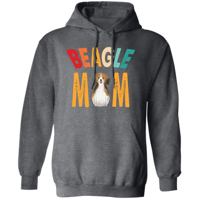 Beagle Mom, Retro Beagle, Beagle Dog Mom, Beagle Dog Pullover Hoodie