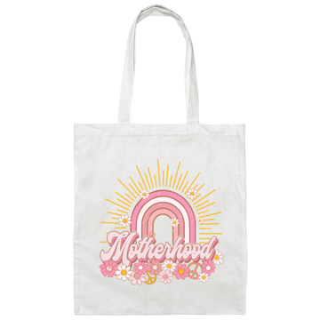 Mother's Day Gift, Motherhood Gift, Mama Flowers Sunshine, Gift For Mom Canvas Tote Bag