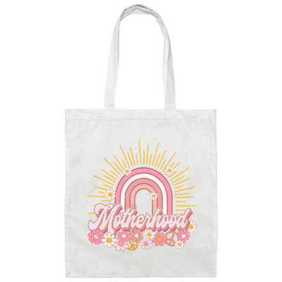Mother's Day Gift, Motherhood Gift, Mama Flowers Sunshine, Gift For Mom Canvas Tote Bag