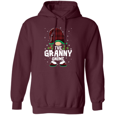 The Granny Gnome Present For Family, Xmas Cute Gnome Lover Pullover Hoodie