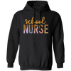 School Nurse, Leopard Nurse, Love Nurse, Leopard School Pullover Hoodie