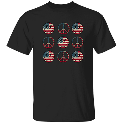 Peace American, Smiley Emotion, Smile America, Peace Smile Unisex T-Shirt