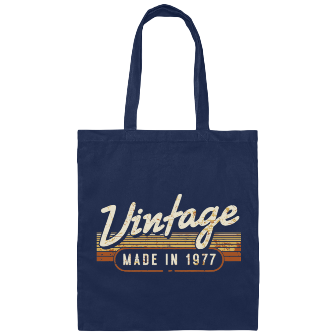 Birthday 1977 Gift, Vintage Gift, Made In 1977, Love 1977, Best 1977 Canvas Tote Bag