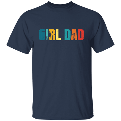 Girl Dad, Daughter's Dad, Father's Day Gifts, Retro Daddy Unisex T-Shirt