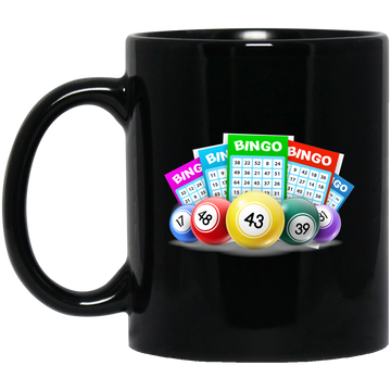 Go To Bingo, Best Ticket, Best Lottery, Lucky Game Black Mug