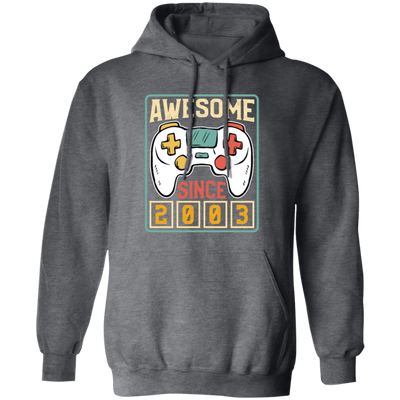 Awesome Since 2003, Birthday Gift, Video Game Lover Gift, Best Gamer Pullover Hoodie