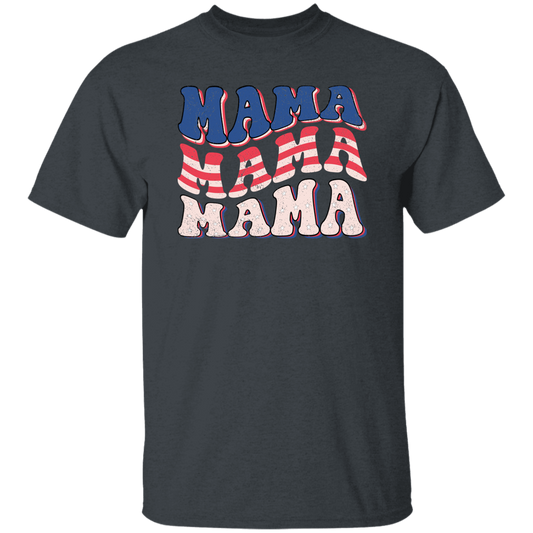 Groovy Mama, Retro Mama, American Mama, Mommy Unisex T-Shirt