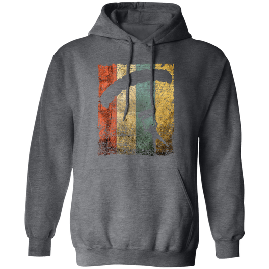 Skydiver, Retro Parachute, Paragliding Veterans Day, Army Vintage Style Pullover Hoodie