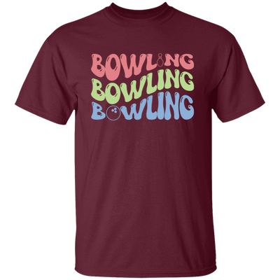 Bowling Player, Groovy Bowling, Love Bowling Unisex T-Shirt