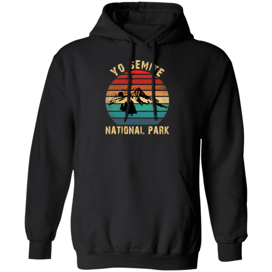 Yo Semite, Yosemite National Park Retro Pullover Hoodie