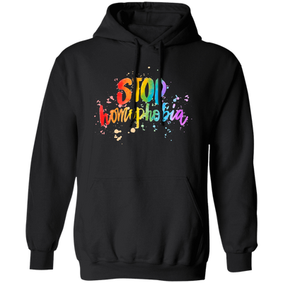 Love Homophobia, Be Kind, Love LGBT, Pride Month Pullover Hoodie