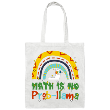 Math Is No Problem, Love Math, Best Of Mathematic Canvas Tote Bag
