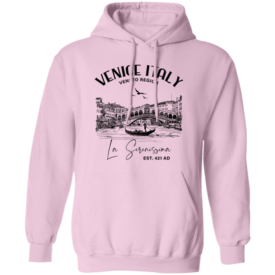 Venice Italy, Veneto Region, La Serenissima, EST 421 AD Pullover Hoodie