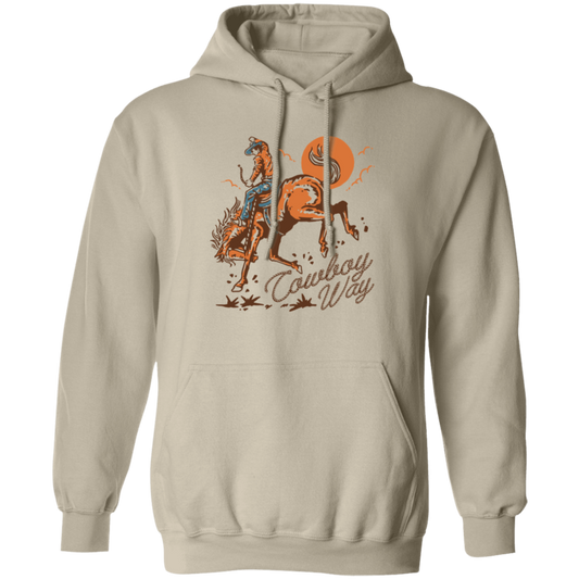 Cowboy Way, Life Is A Rodeo, On My Way, Live Like A Cowboy Pullover Hoodie