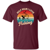 Milf Man I Love Fishing, Retro Fishing, Fishing Silhouette Unisex T-Shirt