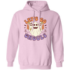 Let's Go Ghouls, 3 Boos, Funny Boo, Groovy Halloween Pullover Hoodie