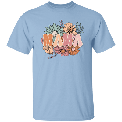 Mama Flowers Gift, Retro Flower, Vintage Flower For Mother's Day Unisex T-Shirt