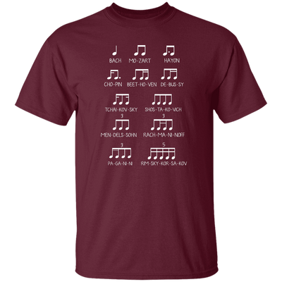 Music Design, Famous Musician, Music Note Unisex T-Shirt