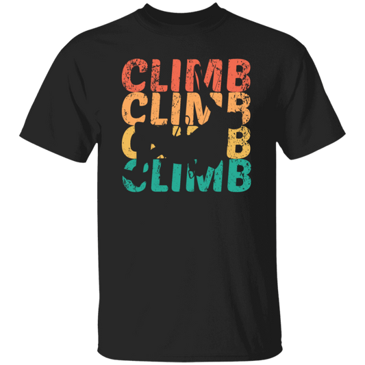 Climber Mountain, Vintage Climb, Retro Bouldering, Love Climb Unisex T-Shirt