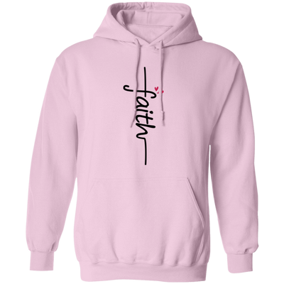 Faith, Love Jesus, Love My Faith, Christian Lover-black Pullover Hoodie