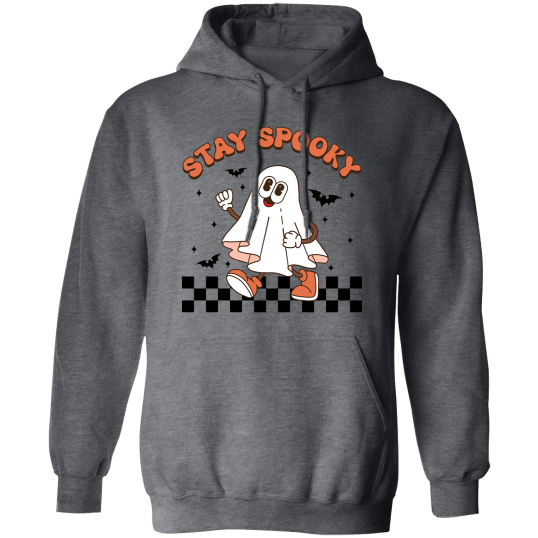 Stay Spooky, Happy Halloween, Cute Boo, Groovy Boo, Trendy Halloween Pullover Hoodie