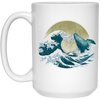 The Great Wave Off Kanagawa, Ramen Lover, Otaku Anime White Mug