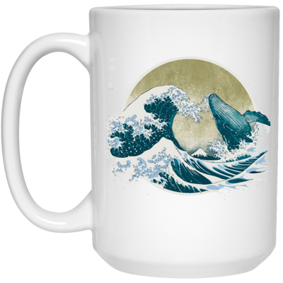 The Great Wave Off Kanagawa, Ramen Lover, Otaku Anime White Mug