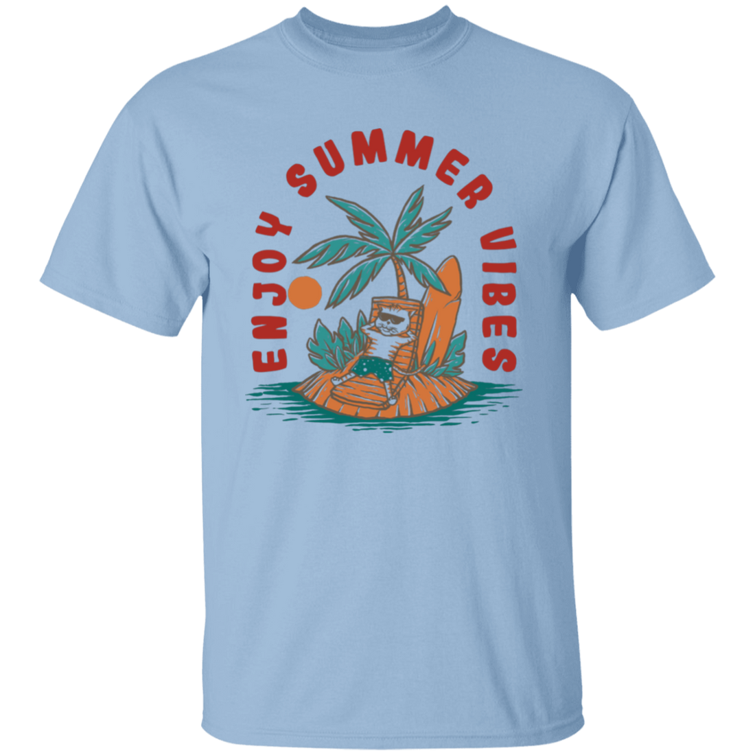 Enjoy Summer Vibes, Relax On Hawaii, Palm Tree Oasis Unisex T-Shirt