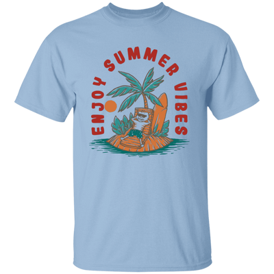 Enjoy Summer Vibes, Relax On Hawaii, Palm Tree Oasis Unisex T-Shirt