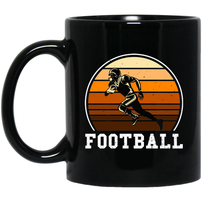 Retro Football, Run For Football, Love Sport, Football Vintage Black Mug