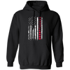 Love American, American Flag, American Lover, Heart Flag Pullover Hoodie