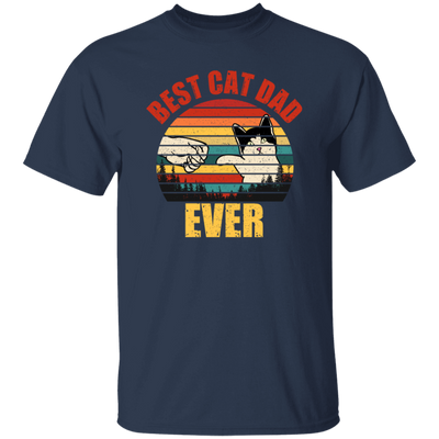 Best Cat Dad Ever, Daddy Kitten, Meow Gift, Cute Cat, Retro Cat Unisex T-Shirt