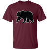 Bear Silhouette, Friendly Bear, Animal Silhouette Unisex T-Shirt