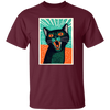 Meowing Love Gift, Cat In Retro Style, Lovely Cat, Funny Cat Poster Unisex T-Shirt