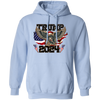 Stay warm and stylish with this official Trump 2024, Eagle American, PTSD American, and American Flag Pullover Hoodie. This soft and comfortable hoodie features printed logos and flag designs to show off your patriotic spirit. Perfect for showing your support for America or just adding a stylish piece to your wardrobe.