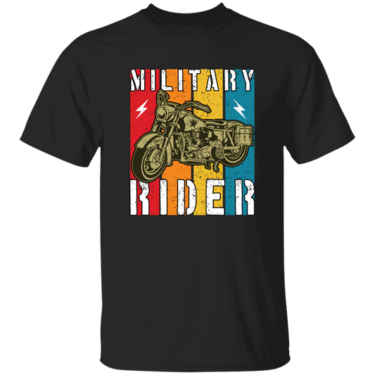 Military Rider, Motorbike, Retro Rider, Vintage Biker Unisex T-Shirt