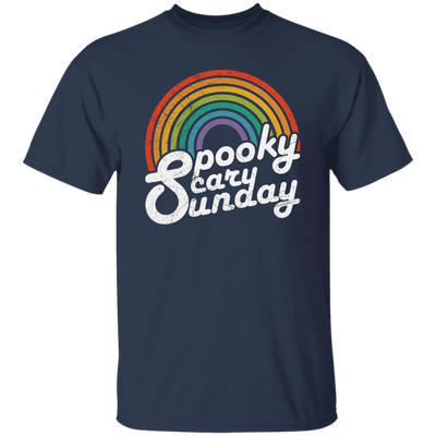 Spooky, Scary, Sunday, Rainbow Spooky, Retro Scary Sunday Unisex T-Shirt