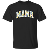 Mama Gift, Floral Mama, Mama Varsity, Mama Design, Mother's Day-blue Unisex T-Shirt