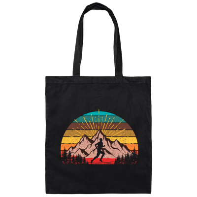 Retro Ultra Runner Classic Vintage Ultra Marathon Canvas Tote Bag