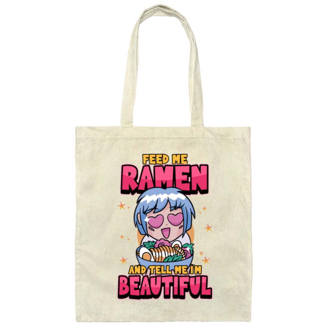 Anime Ramen Otaku Weeb Japan Food Gift Canvas Tote Bag