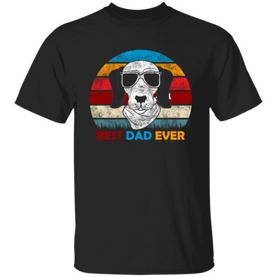 Funny Dog Gift, Retro Sunrise, Retro Tone, Dog Dad Lover Gift Unisex T-Shirt