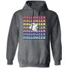 Halloween Party, Ghost Halloween, Groovy Halloween Pullover Hoodie