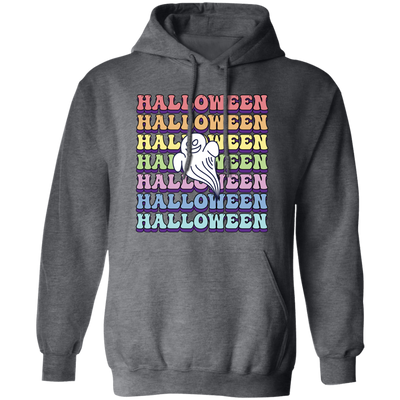 Halloween Party, Ghost Halloween, Groovy Halloween Pullover Hoodie