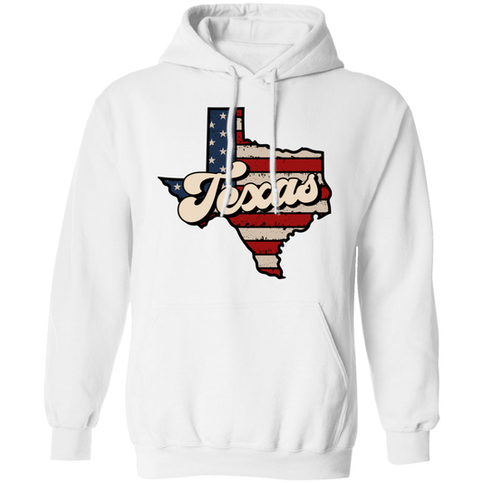 Texas State, Retro America, Retro Texas, Cowboy Style Pullover Hoodie