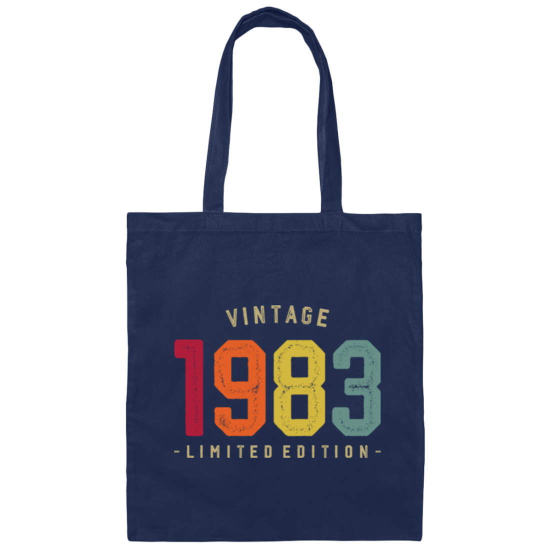 Vintage 1983, Limited Edition, Limited 1983 Gift, Birthday Gift Canvas Tote Bag
