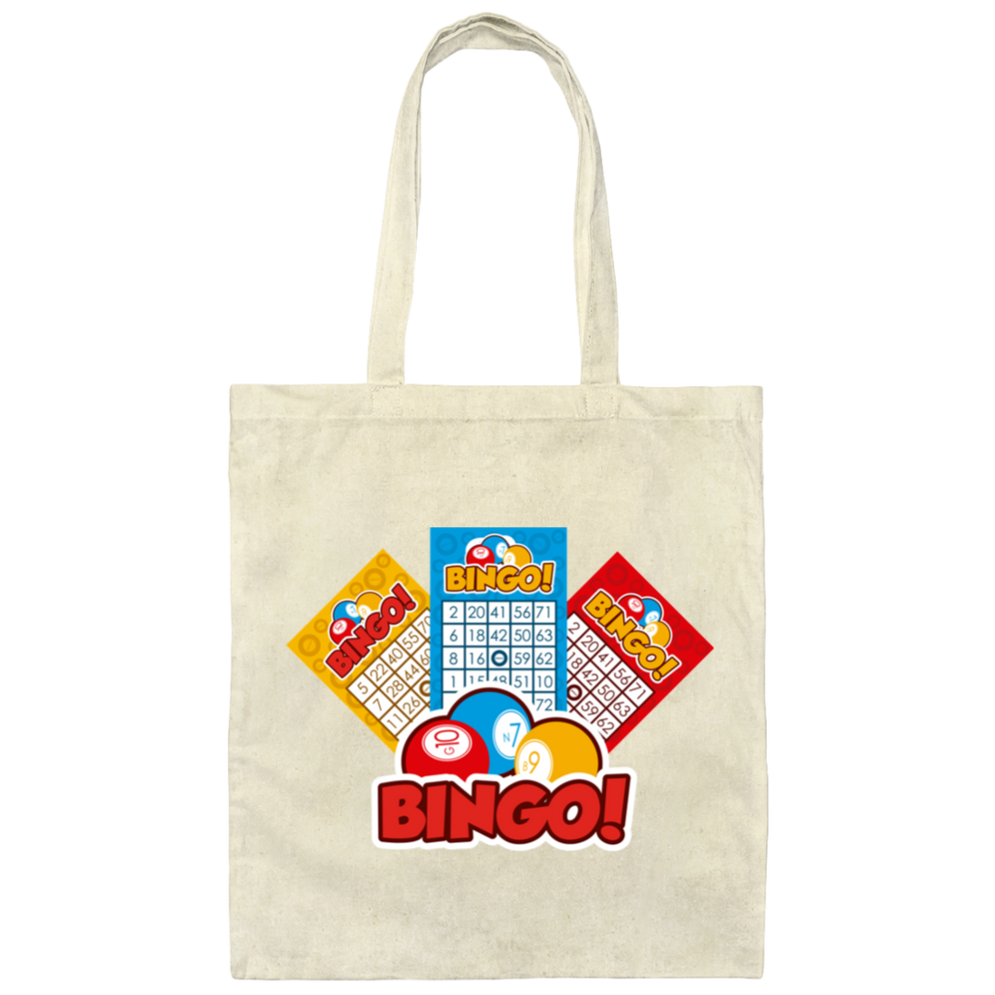 My Lucky Ticket, Lucky Prize, Holler For Bingo, Love Bingo Canvas Tote Bag