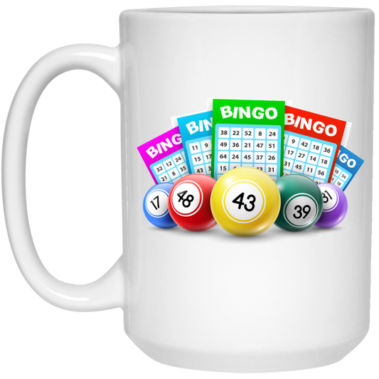 Go To Bingo, Best Ticket, Best Lottery, Lucky Game White Mug